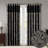 Jacquard Curtain Panel Pair(2 Pcs Window Panels)-737598625-737598638