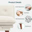 Canapé-lit futon convertible capitonné 66 po Serta-894021143