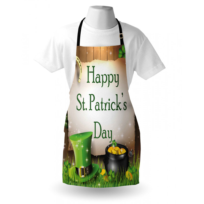 St. Patrick's Day Bib Apron