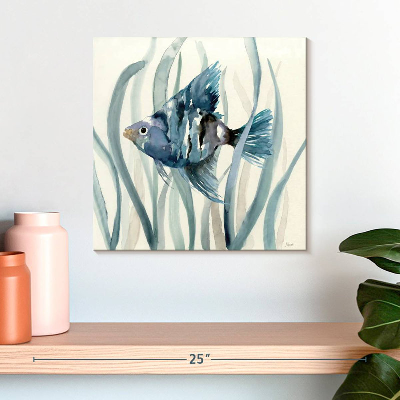 Brampt Fish In Seagrass II, 16" H x 16" W