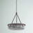 6-Light Dimmable Crystal Chandelier