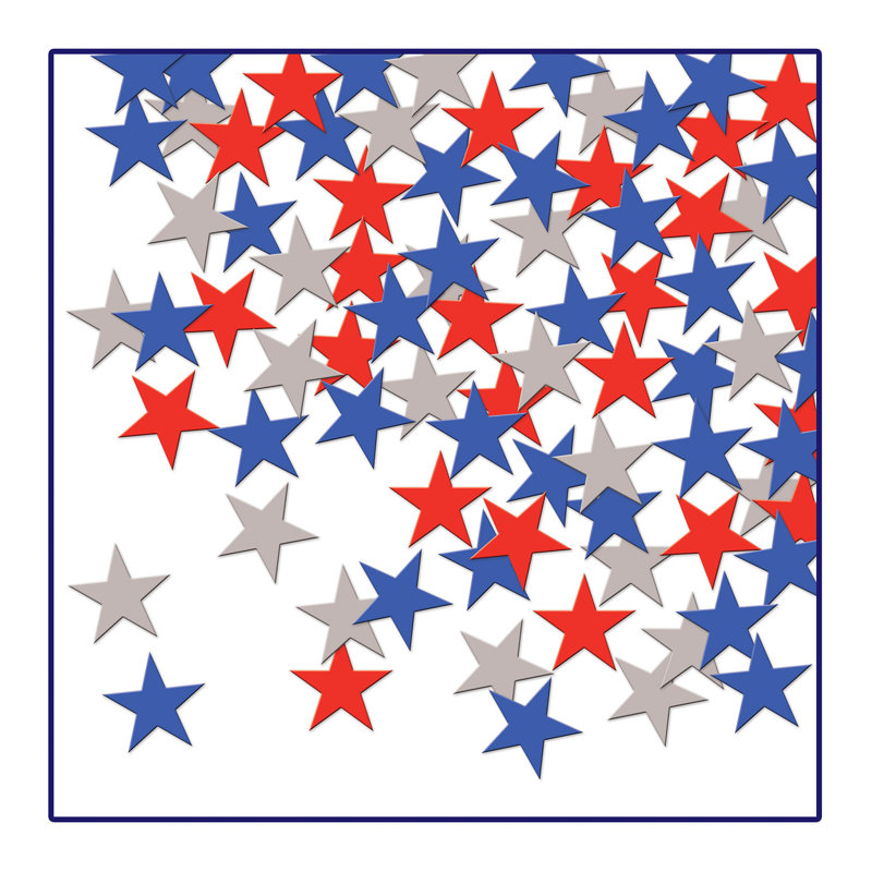 Patriotique fanci-fetti étoiles à confetti