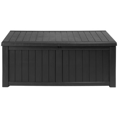 Boîte de rangement en résine avec serrure à combinaison 130 gallons Edrosie Inc
