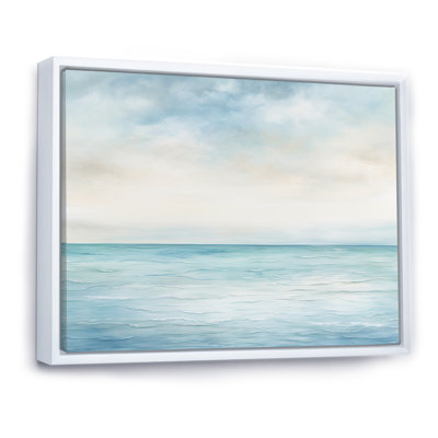 Ocean Minimalism Horizon Charm I - Ocean Canvas Prints