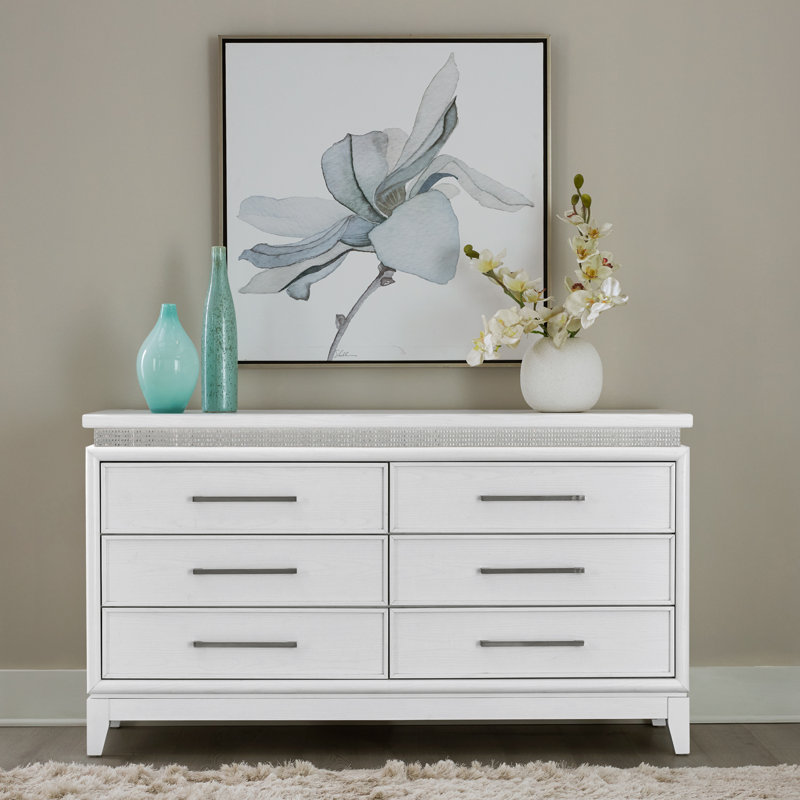 Oxford 6 Drawer Dresser w/ LED Lighting