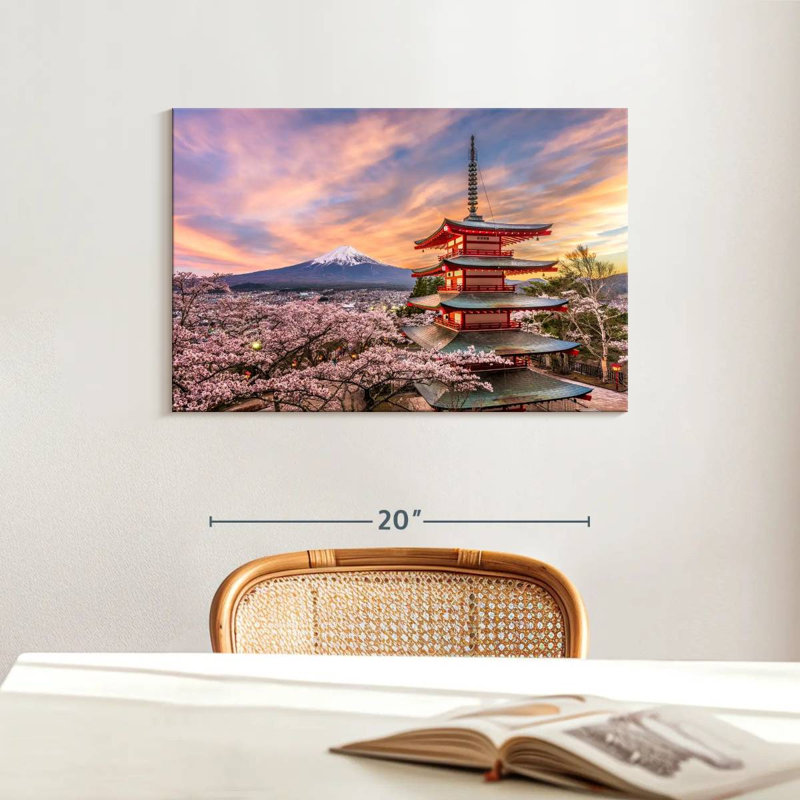 Nicci Chureito Pagoda In Spring