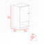 Armoire de rangement murale pour salle de bain