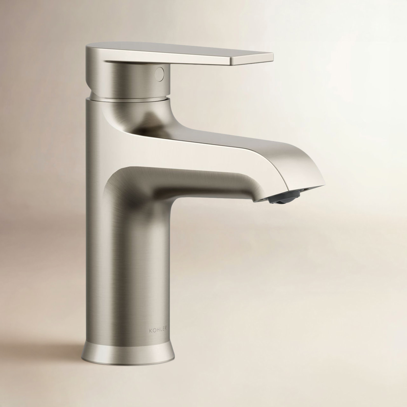 Hint Single-Handle Faucet with Pop-Up Drain, Vibrant Brushed Nickel