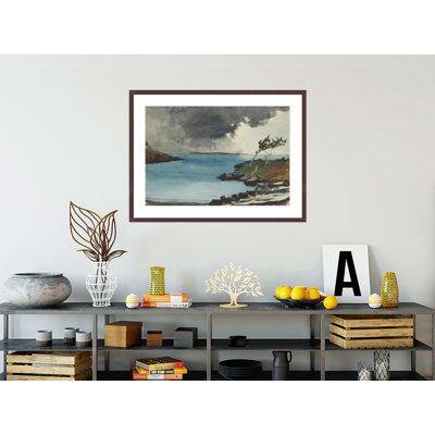 «The Coming Storm» par Winslow Homer, impression giclée sur cadre