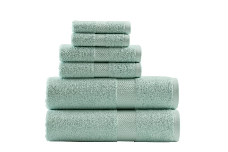 Tb Cypress Bay 6 Piece 100% Cotton Towel Set