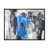 Toile avec cadre flottant noir