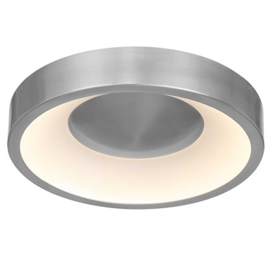 Led Flush Mount, , 5 Color Temperature Selectable, Etched White Glass, Easy Indoor Installation