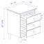 Sylvie 46cm W Bedside Table-881519496
