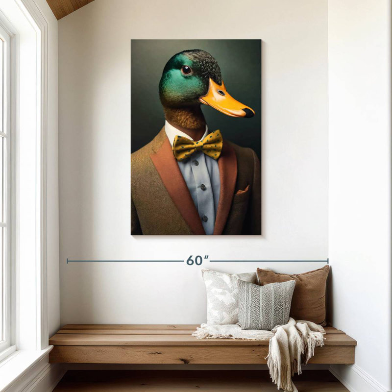 Brampt A Duck Portrait, 45" H x 30" W