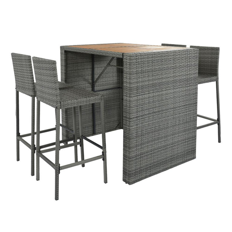 Ensemble de conversation pour 4 personnes avec coussins Roshen