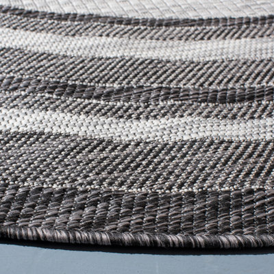 Tapis gris clair / noir Hance