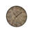 Clocks, 20" Round, Wall Clock, Brown, Transitional