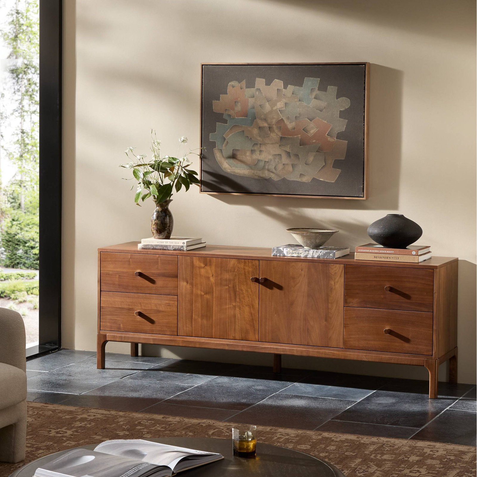 Jacobsen 78" Walnut Media Console
