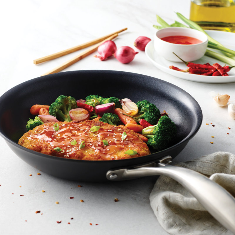10-Piece Non-Stick Hard Anodized Aluminum Cookware Set
