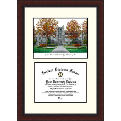 Cadre photo de diplôme de l’université central missouri NCAA