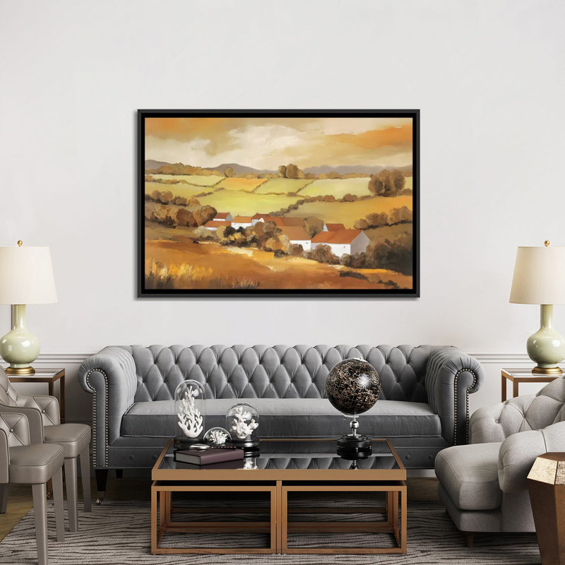 «Unforgorable II», reproduction sur toile, H 18 po x l 26 po x P 1,5 po, Toile encadrée noire, Pas de tapis