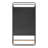 Siipola Metal Flat Mirror with Shelves
