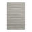 Washable Cloud Gray White Striped Area Rug-597316379