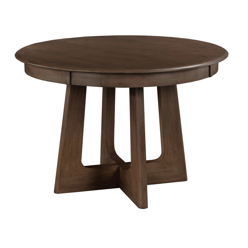 44" ROUND PEDESTAL TABLE, MOCHA