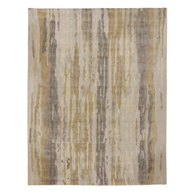 Hand Tufted Wool/Tencel Area Rug