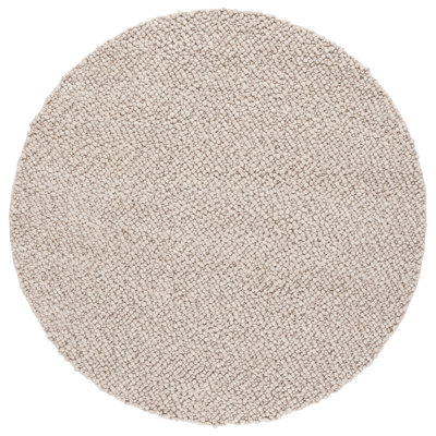 Natura Hand Woven Wool/Viscose/Cotton Rug in Beige