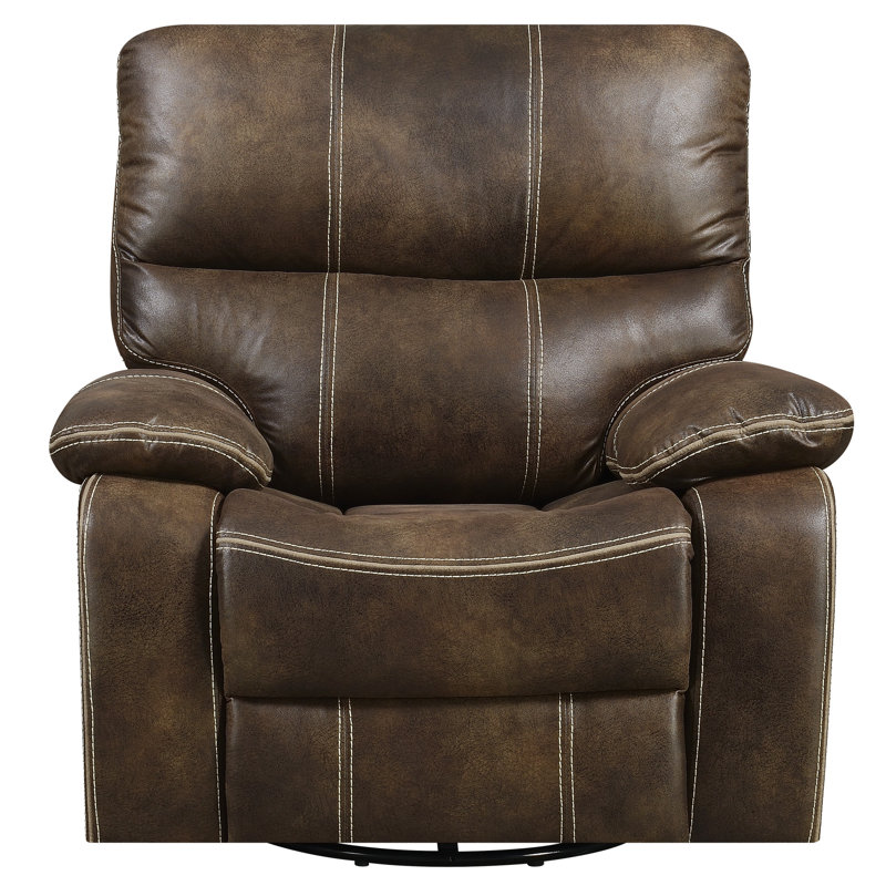Houghtaling Upholstered Recliner, Chocolate Brown