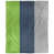 Vert aurore / bleu minuit / gris clair de lune