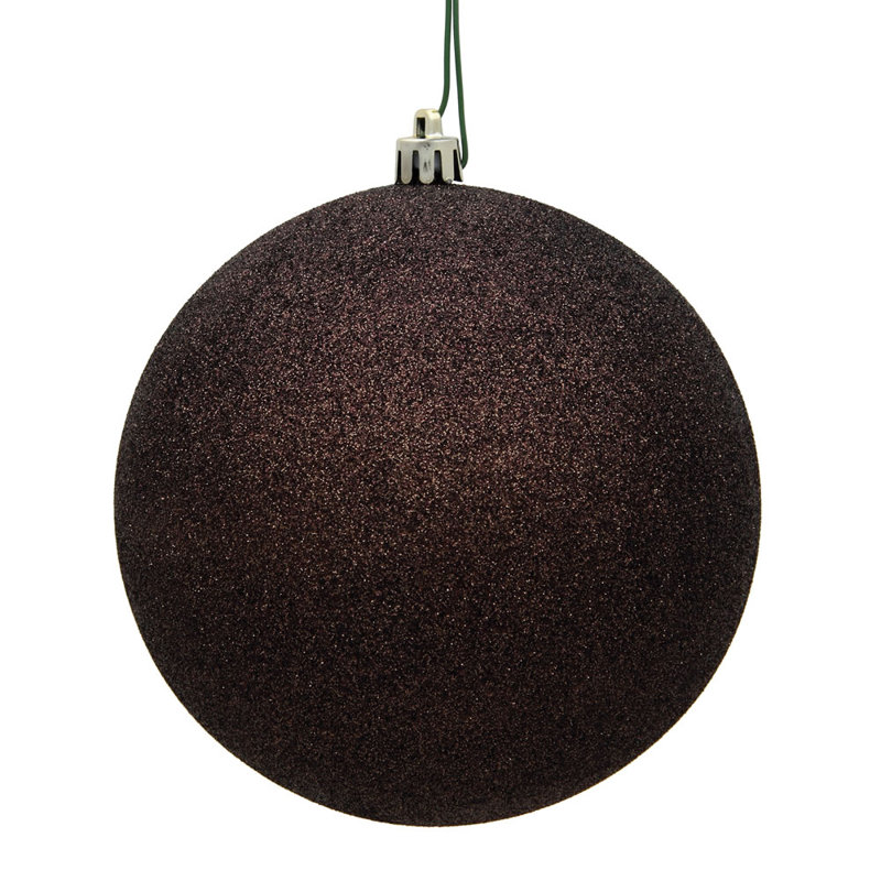 Ornement boule des Fêtes, Chocolat, H 2,75 po x l 2,75 po x P 2,75 po