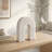 Modern Neutral Marble Horseshoe Tabletop Decorative Object-814189982