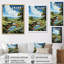 Countryside River Bend II, reproduction d'art sur toile-29480683-29480596