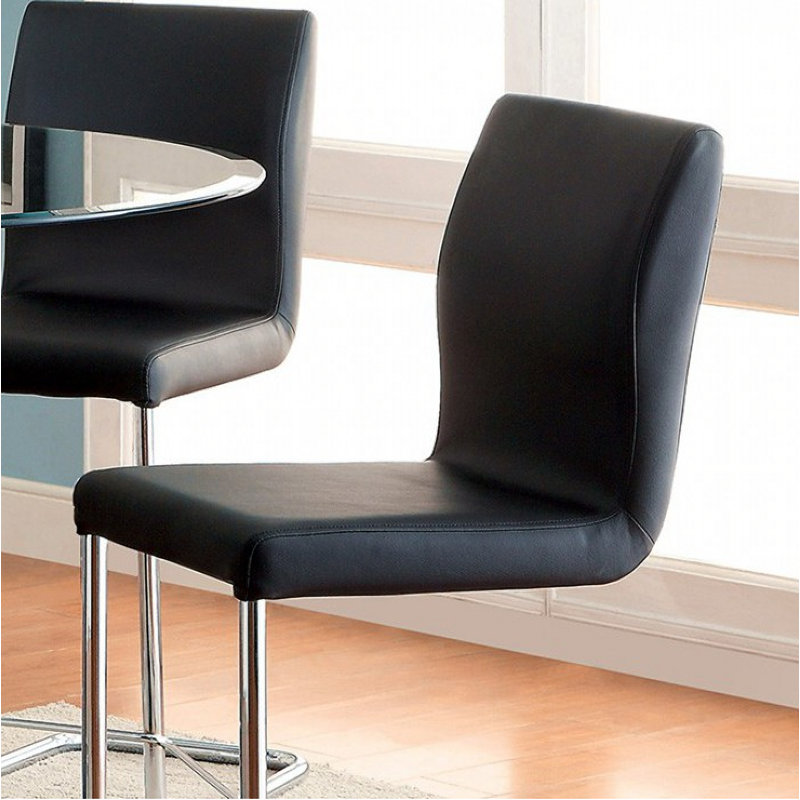 Tabouret de comptoir 24,25 po Amoros, Noir