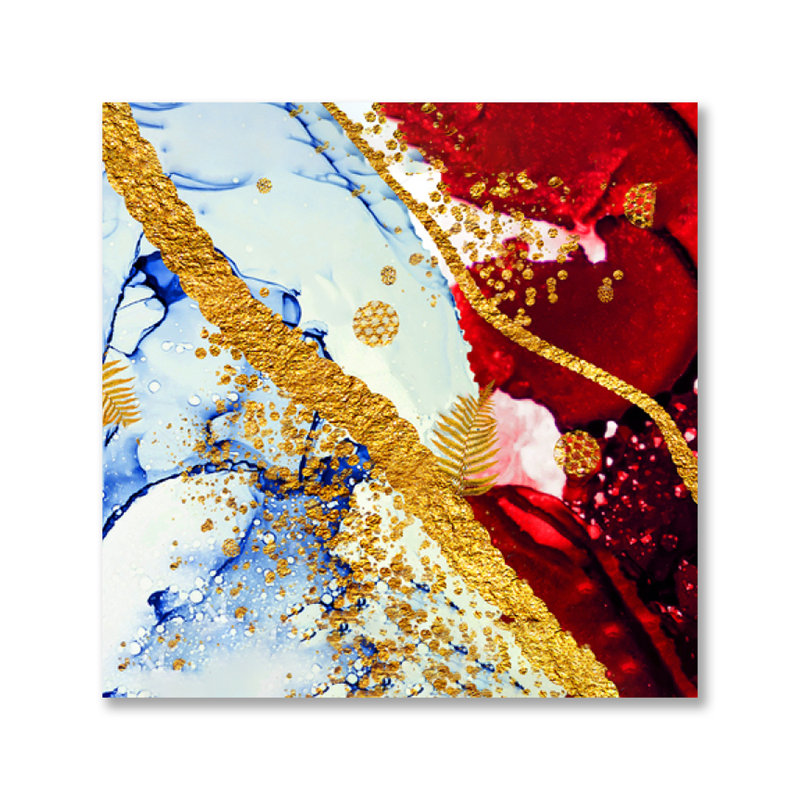 Brilliant Print, 36" H x 36" W, Metal