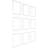 108'' H x 94.5'' W x 0.5'' D Wainscot Panelling