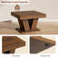 Modern Square Wooden Coffee Table-1400796696