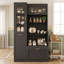 Garde-manger avec armoire, tiroir et tablettes réglables-1161819539