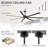 84/96/108/120 Inch Extra Large Ceiling Fan With Remote Control,Industrial Aluminum Blades Ceiling Fan Without Light-1494619414-1507101478