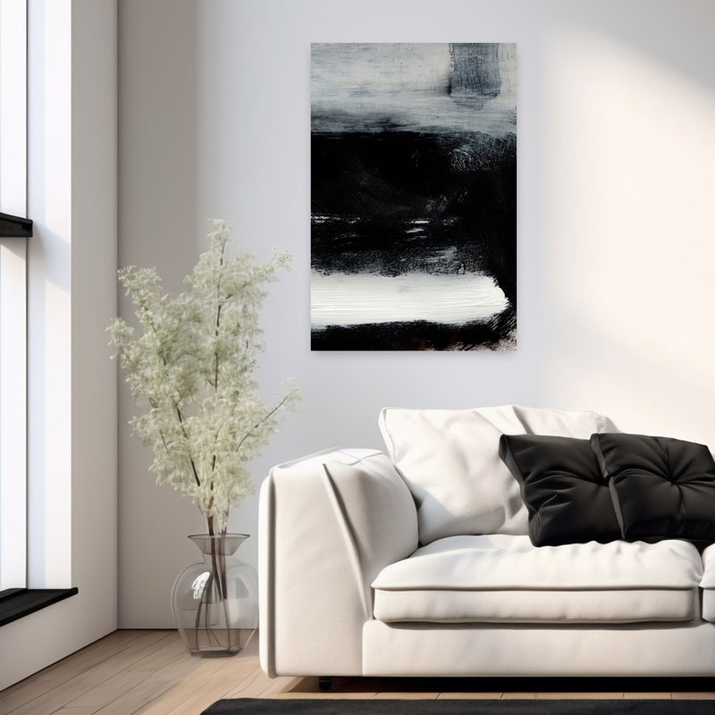 Art contemporain contemporain abstrait, H 60 po x l 40 po