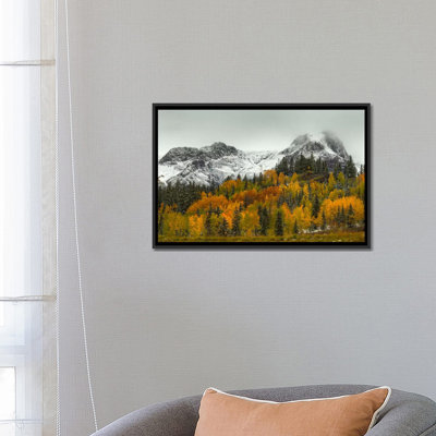 « a rocky mountain automne » par bill sherrell, reproduction d’impression sur toile tendue