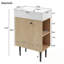Meuble-lavabo de salle de bain avec lavabo et rangement à droite-2109448354