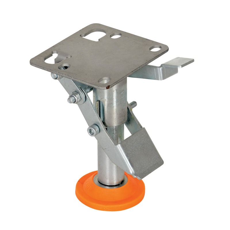 Steel Floor Lock, 3.9" H x 4.4" W x 4.4" D