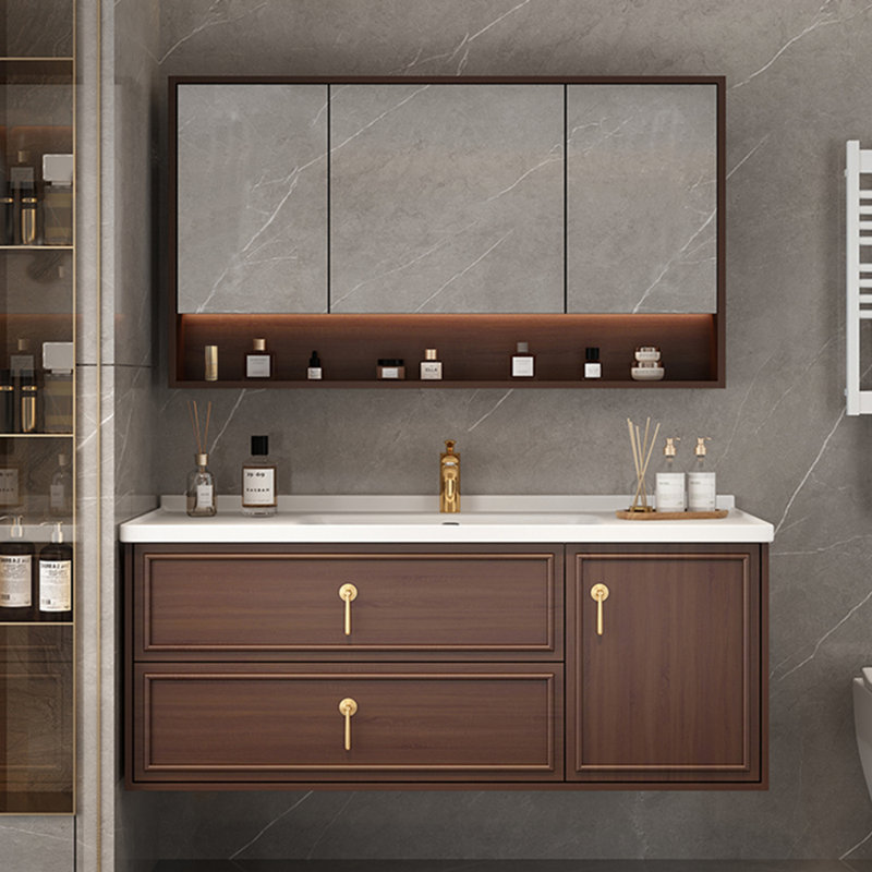 Chinese-style luxury retro bathroom Vanity
