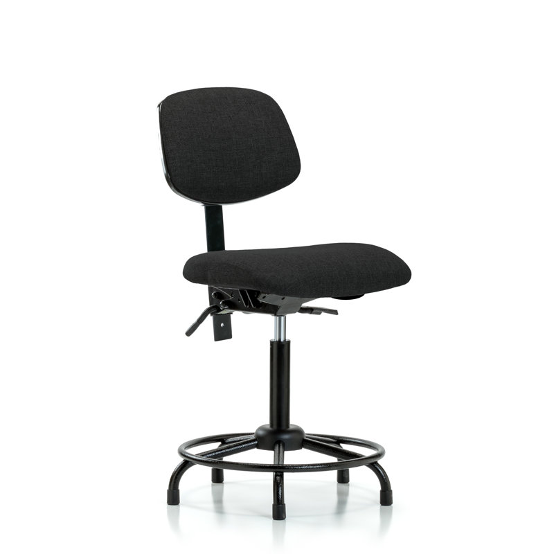 Chaise de dessinateur ergonomique Baines, Noir, Non inclus, Non