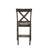 Linen & Weathered Gray Finish Counter Height Chair (Set Of 2)