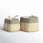 Jumelle Handmade Seagrass Basket With Handles - Set of 2
