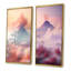 «Volcano Volcanic Dream», ensemble d'art mural sur toile Volcano-1301862302-1301862303